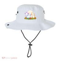 Funny Halloween Ghost Cats Bucket Hat thumb 0