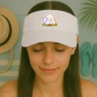 Funny Halloween Ghost Cats Visor thumb 2