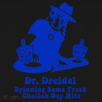 Funny Hanukkah Gift Chanukah DJ Dr. Dreidel Party  Toddler Hoodie thumb 2