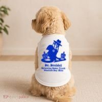 Funny Hanukkah Gift Chanukah DJ Dr. Dreidel Party  Doggie Tank thumb 2