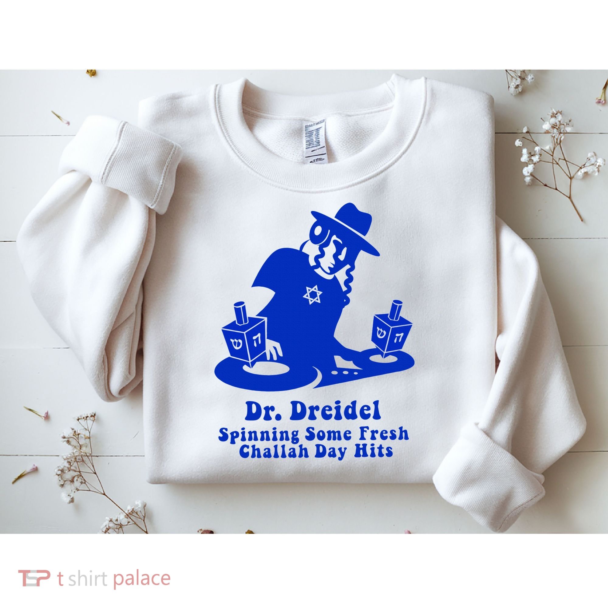 Funny Hanukkah Gift Chanukah DJ Dr. Dreidel Party  Sweatshirt