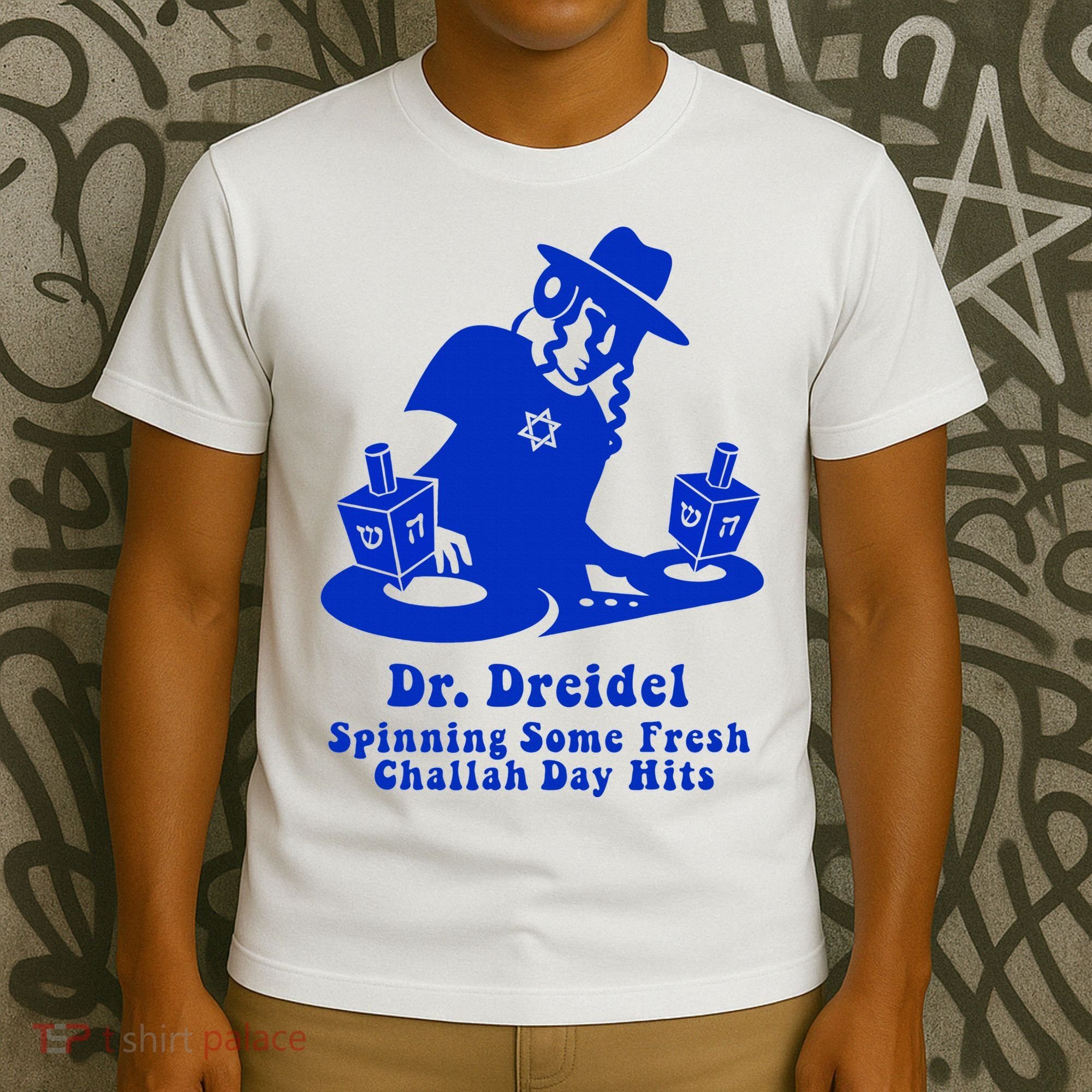 Funny Hanukkah Gift Chanukah DJ Dr. Dreidel Party  T-Shirt