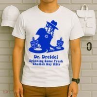 Funny Hanukkah Gift Chanukah DJ Dr. Dreidel Party  T-Shirt thumb 6