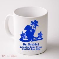 Funny Hanukkah Gift Chanukah DJ Dr. Dreidel Party  Coffee Mug thumb 0