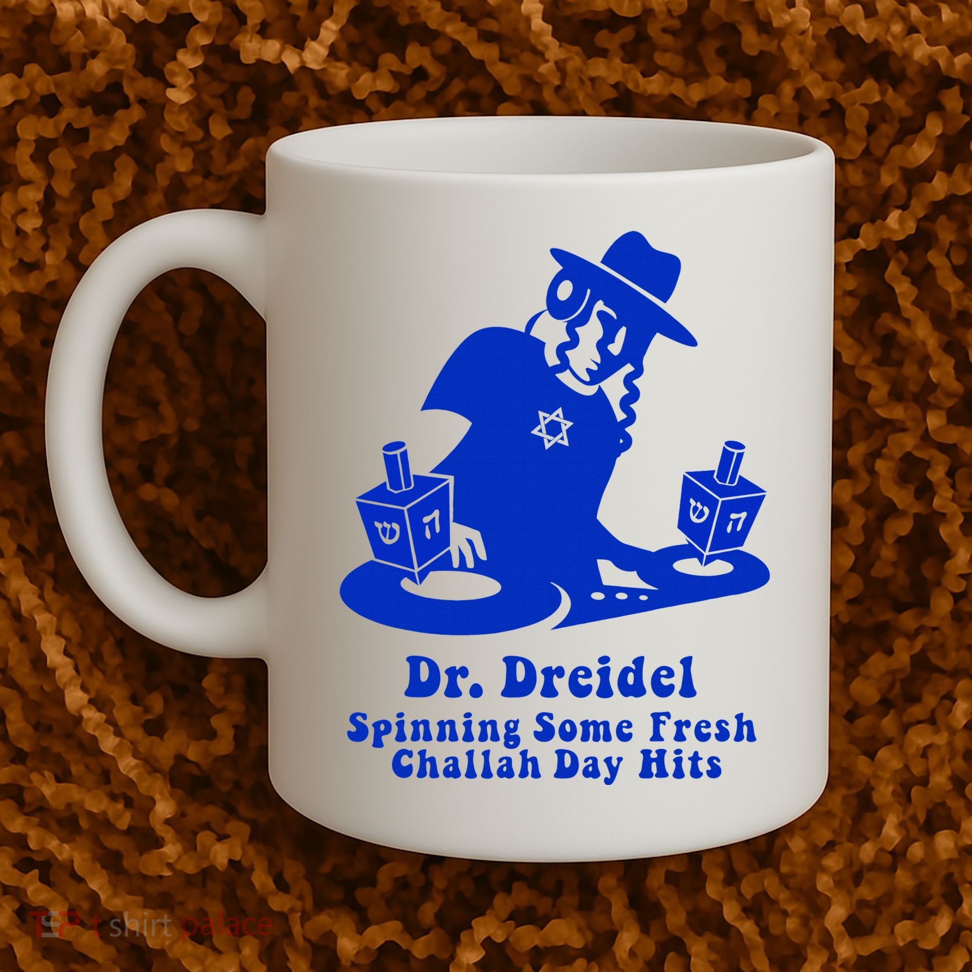 Funny Hanukkah Gift Chanukah DJ Dr. Dreidel Party  Coffee Mug