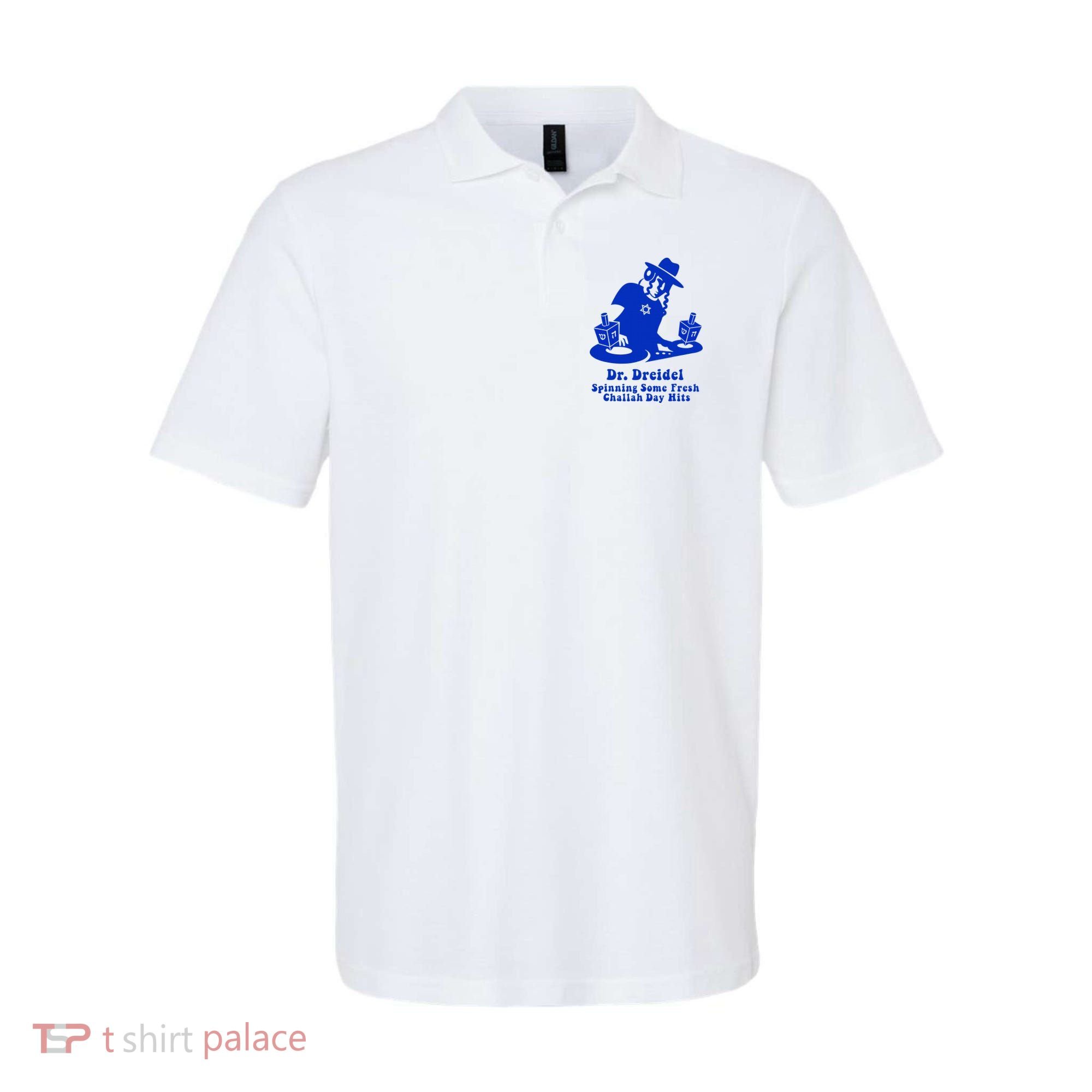 Funny Hanukkah Gift Chanukah DJ Dr. Dreidel Party  Polo