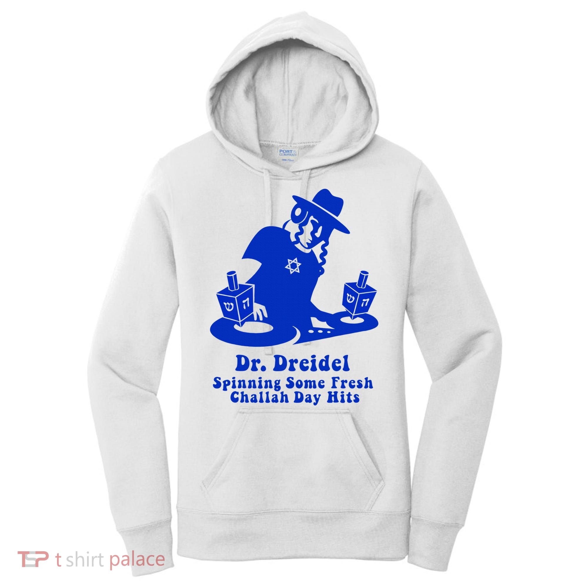 Funny Hanukkah Gift Chanukah DJ Dr. Dreidel Party  Women's Hoodie