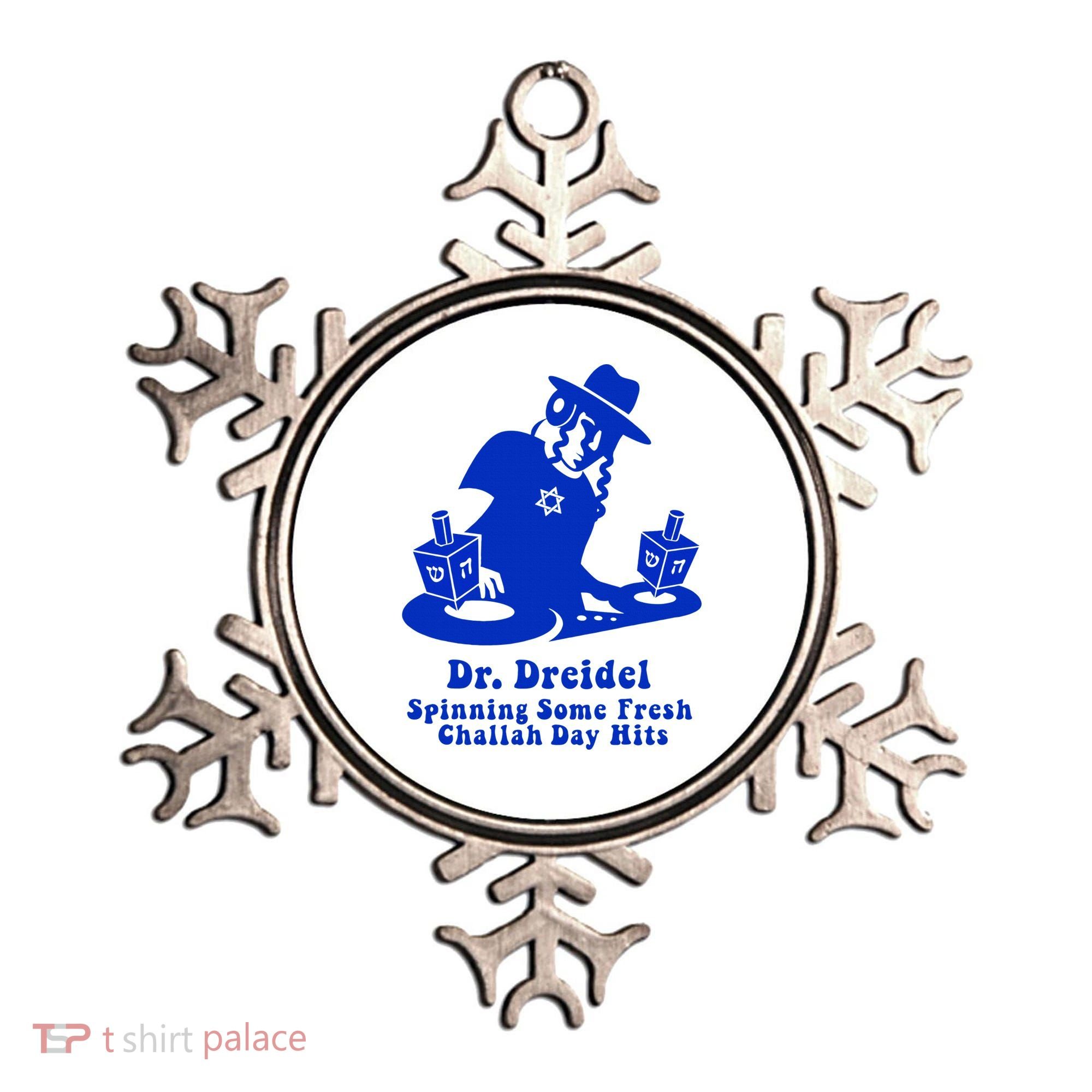 Funny Hanukkah Gift Chanukah DJ Dr. Dreidel Party  Ornament