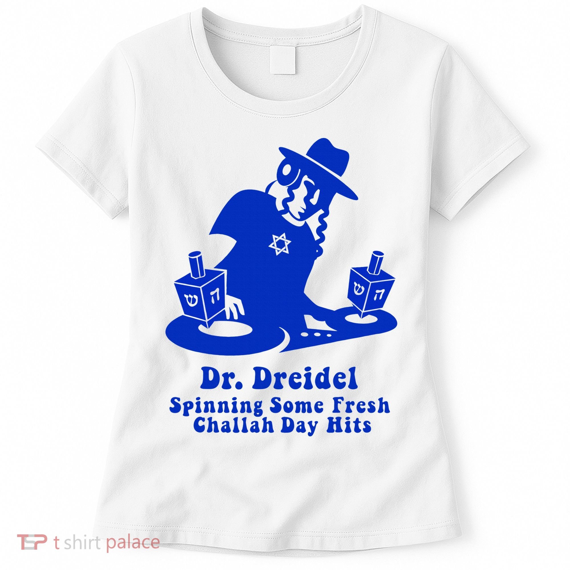 Funny Hanukkah Gift Chanukah DJ Dr. Dreidel Party  Women's T-Shirt