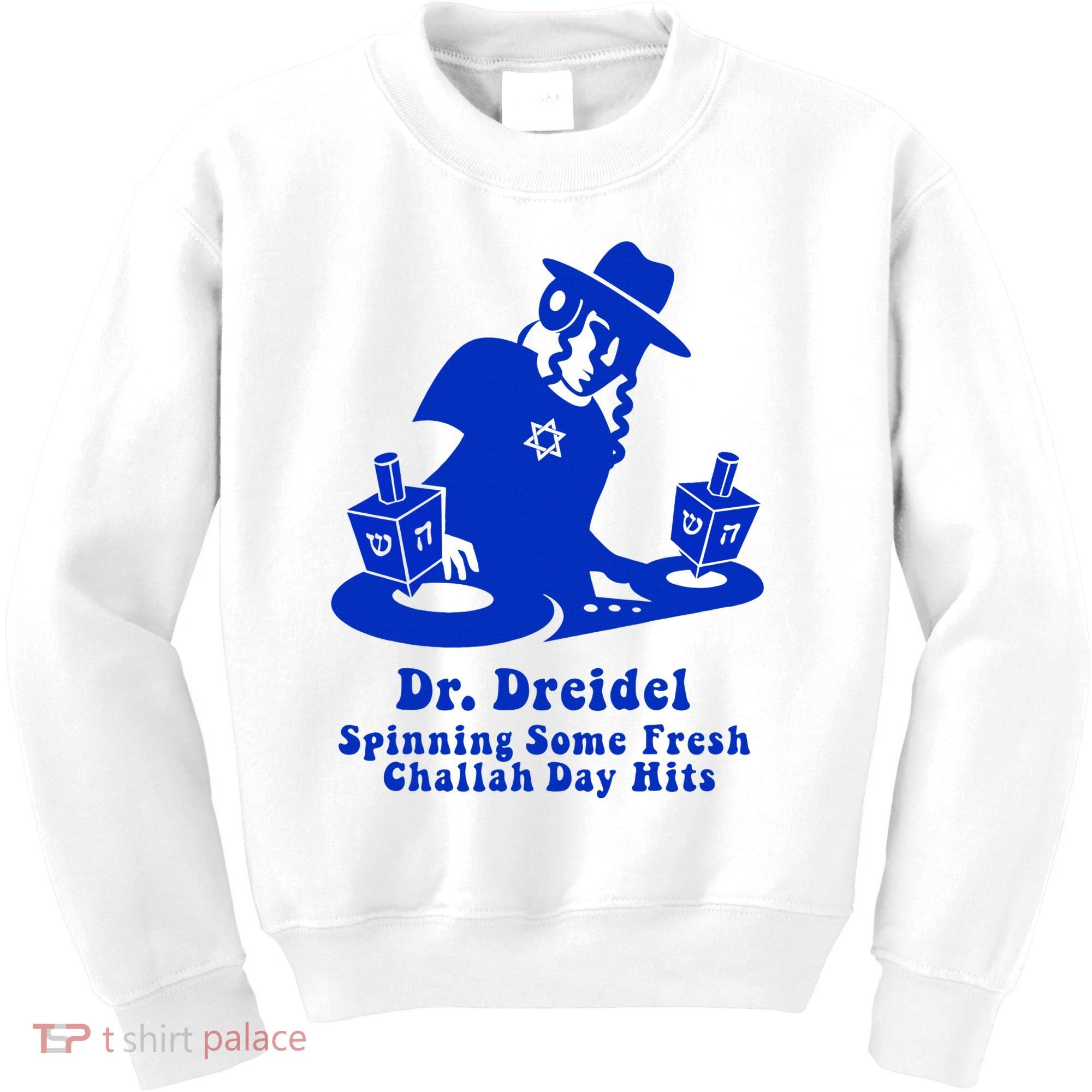 Funny Hanukkah Gift Chanukah DJ Dr. Dreidel Party  Kids Sweatshirt