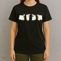 Funny Halloween Ghost Cows Trick Or Treat Cow Lover T-Shirt thumb 4