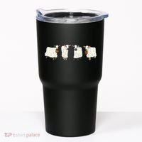 Funny Halloween Ghost Cows Trick Or Treat Cow Lover Tumbler thumb 0