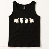 Funny Halloween Ghost Cows Trick Or Treat Cow Lover Tank Top thumb 2