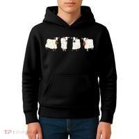 Funny Halloween Ghost Cows Trick Or Treat Cow Lover Kids Hoodie thumb 4