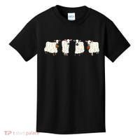 Funny Halloween Ghost Cows Trick Or Treat Cow Lover Kids T-Shirt thumb 0