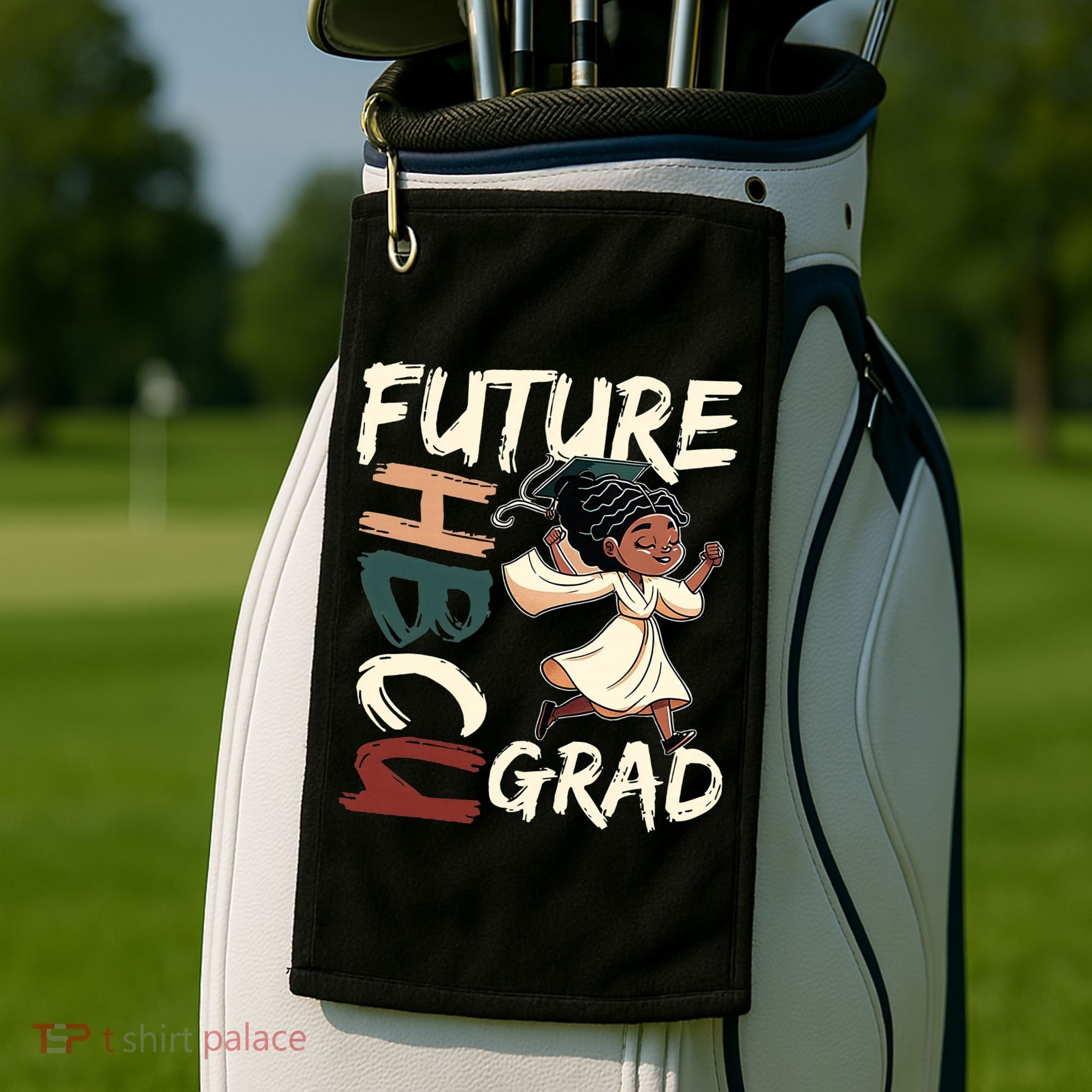 Future HBCU Grad History Black College  Golf Towel