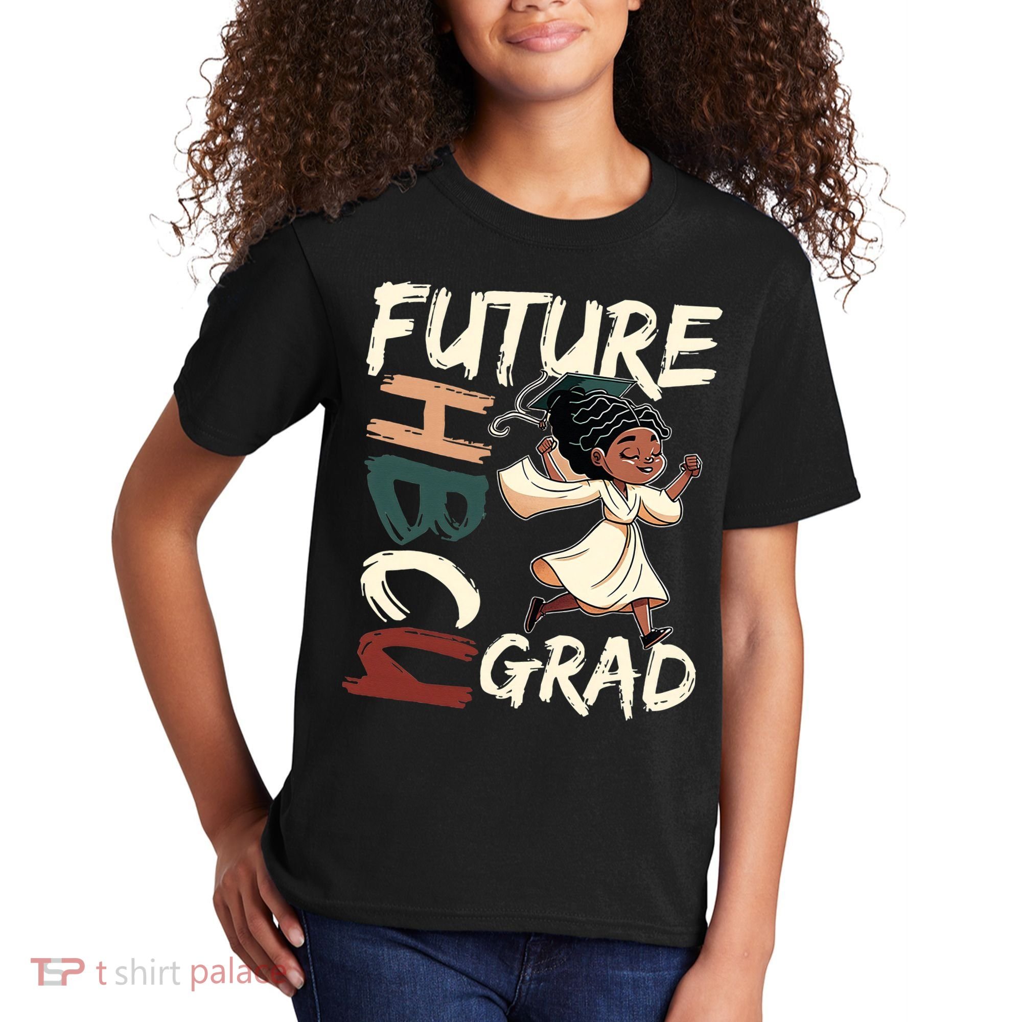 Future HBCU Grad History Black College  Kids T-Shirt