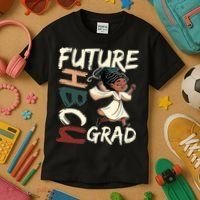 Future HBCU Grad History Black College  Kids T-Shirt thumb 3