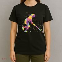 Field Hockey Girl T-Shirt thumb 4