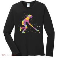 Field Hockey Girl Women's Long Sleeve Shirt thumb 0