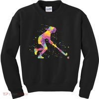 Field Hockey Girl Kids Sweatshirt thumb 0