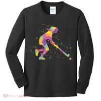 Field Hockey Girl Kids Long Sleeve Shirt thumb 0