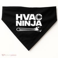 Funny HVAC Gift For Cool Technician Air Condition Lover USA-Made Doggie Bandana thumb 0