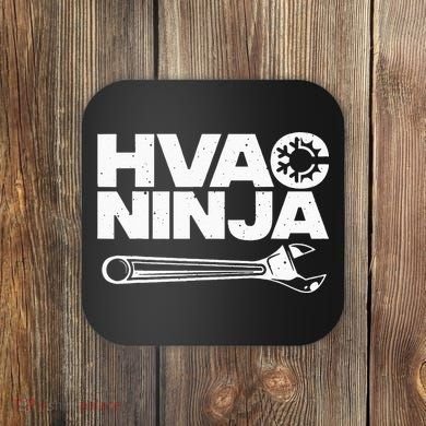 Funny HVAC Gift For Cool Technician Air Condition Lover Coaster