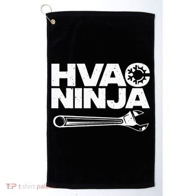 Funny HVAC Gift For Cool Technician Air Condition Lover Golf Towel