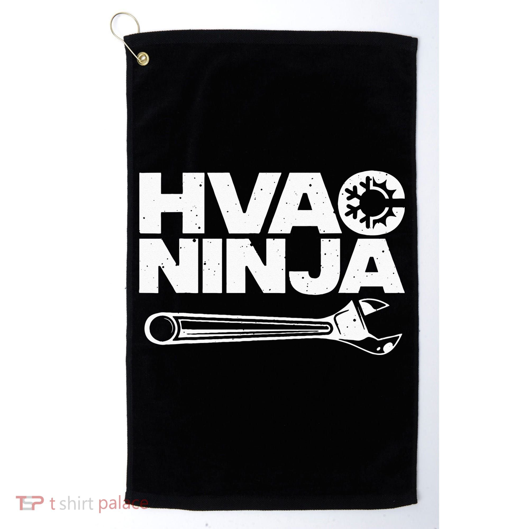 Funny HVAC Gift For Cool Technician Air Condition Lover Golf Towel