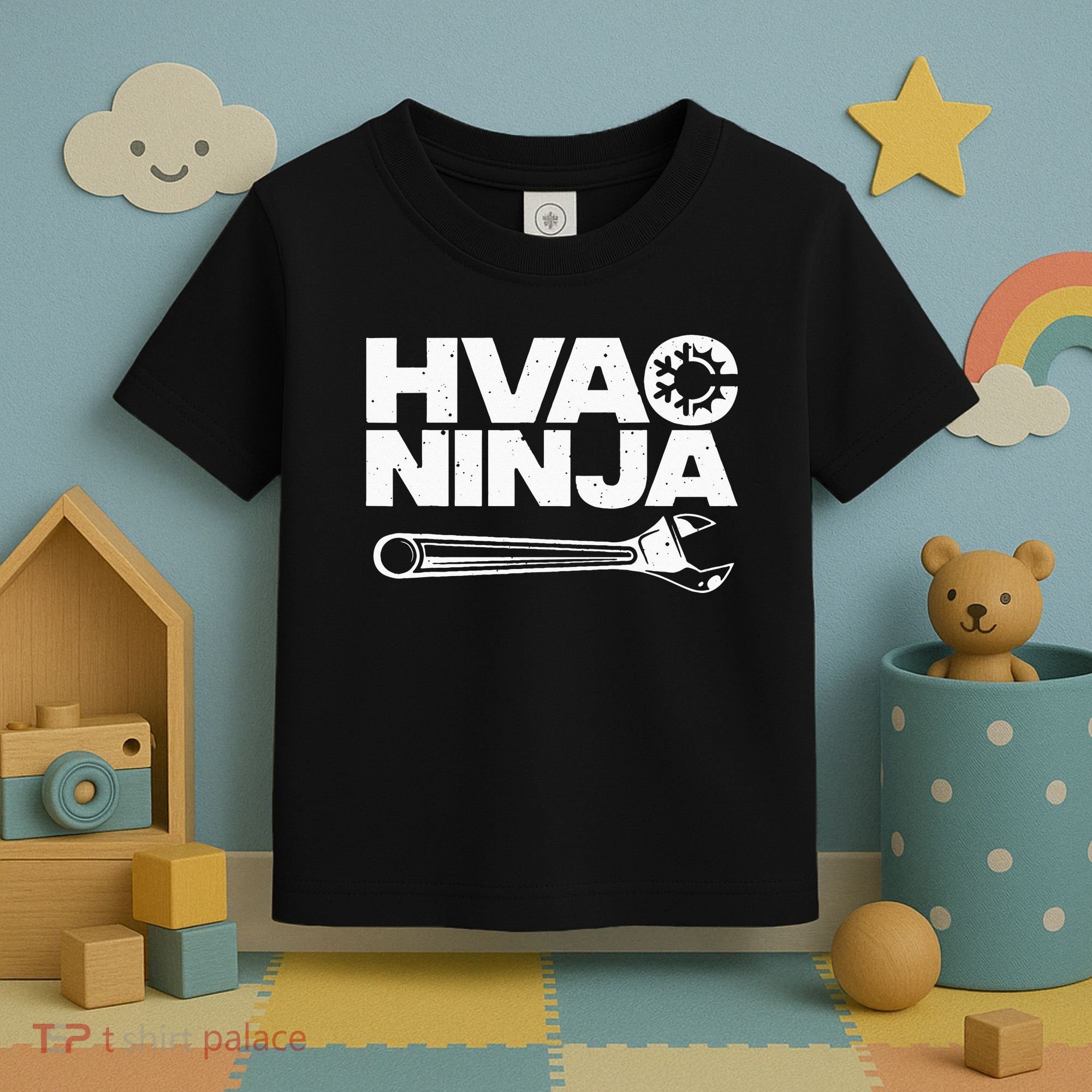 Funny HVAC Gift For Cool Technician Air Condition Lover Toddler T-Shirt