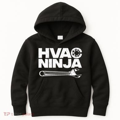 Funny HVAC Gift For Cool Technician Air Condition Lover Kids Hoodie