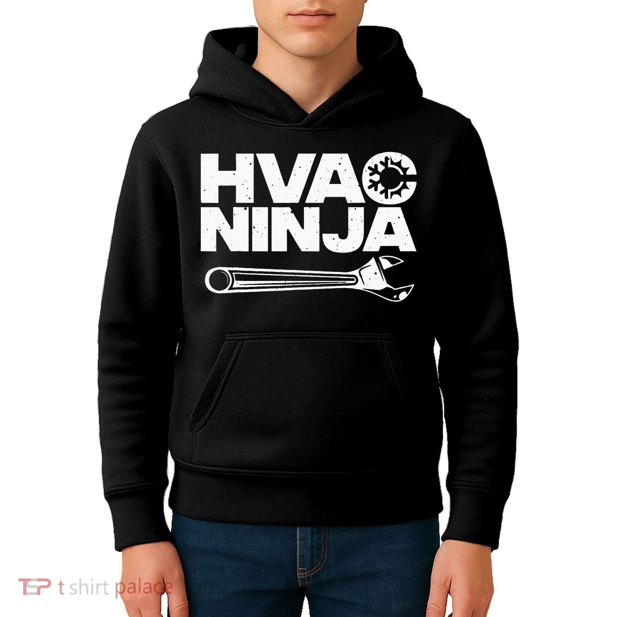 Funny HVAC Gift For Cool Technician Air Condition Lover Kids Hoodie