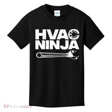 Funny HVAC Gift For Cool Technician Air Condition Lover Kids T-Shirt