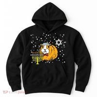 Funny Hanukkah Guinea Pig Chanukah Jewish Hoodie thumb 0