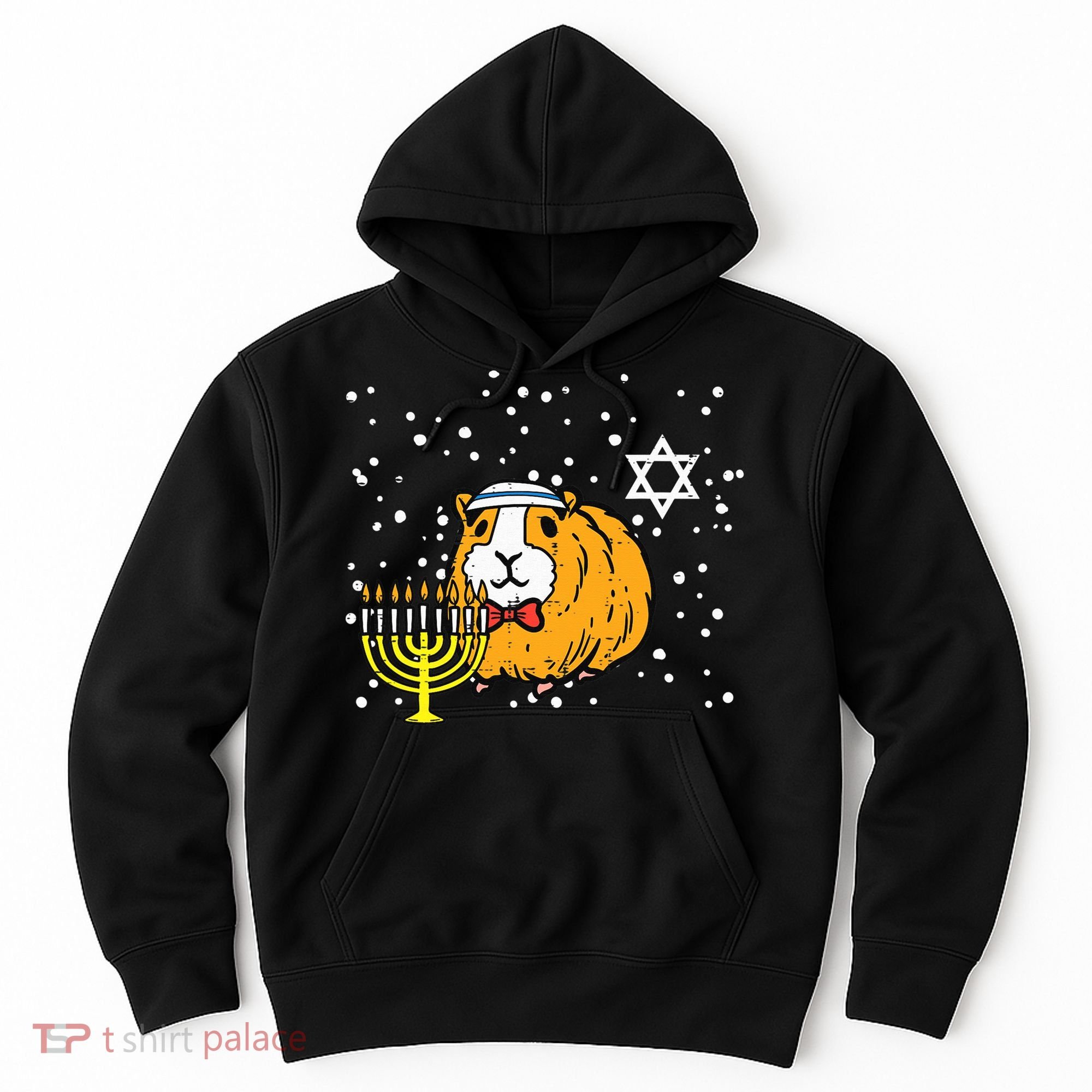Funny Hanukkah Guinea Pig Chanukah Jewish Hoodie
