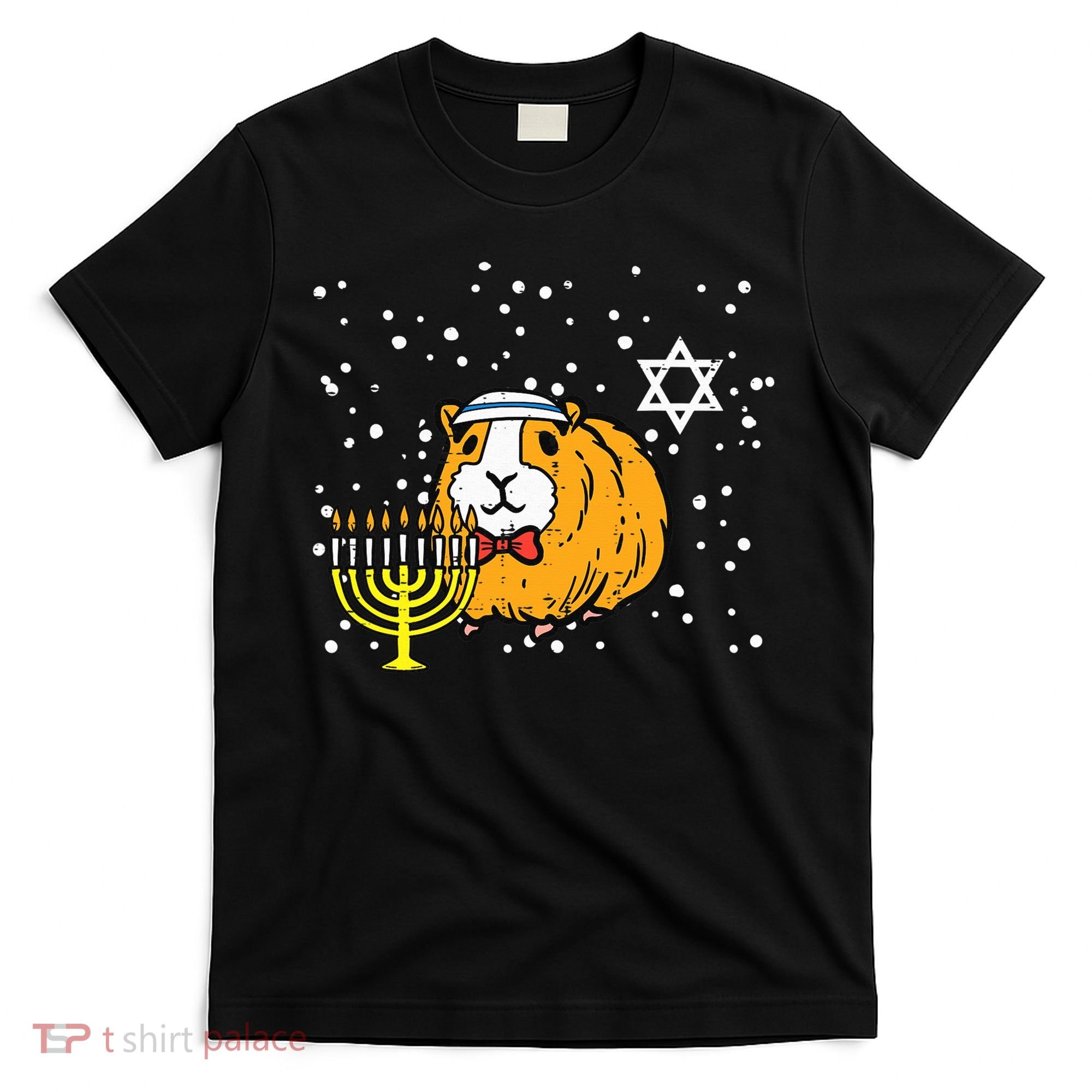 Funny Hanukkah Guinea Pig Chanukah Jewish T-Shirt