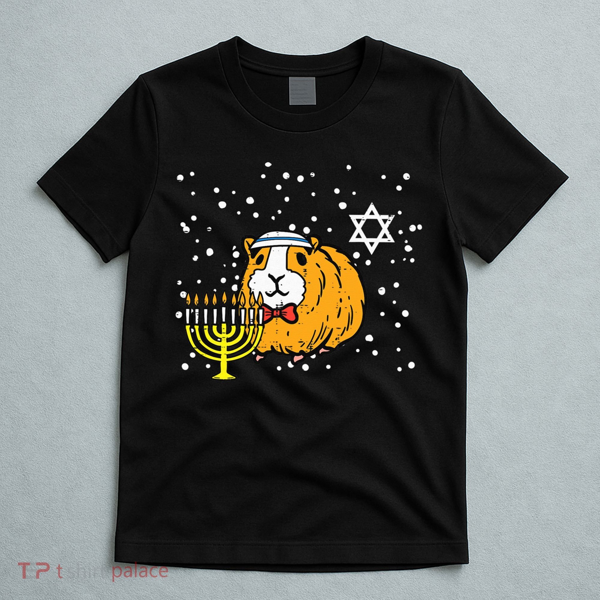 Funny Hanukkah Guinea Pig Chanukah Jewish T-Shirt