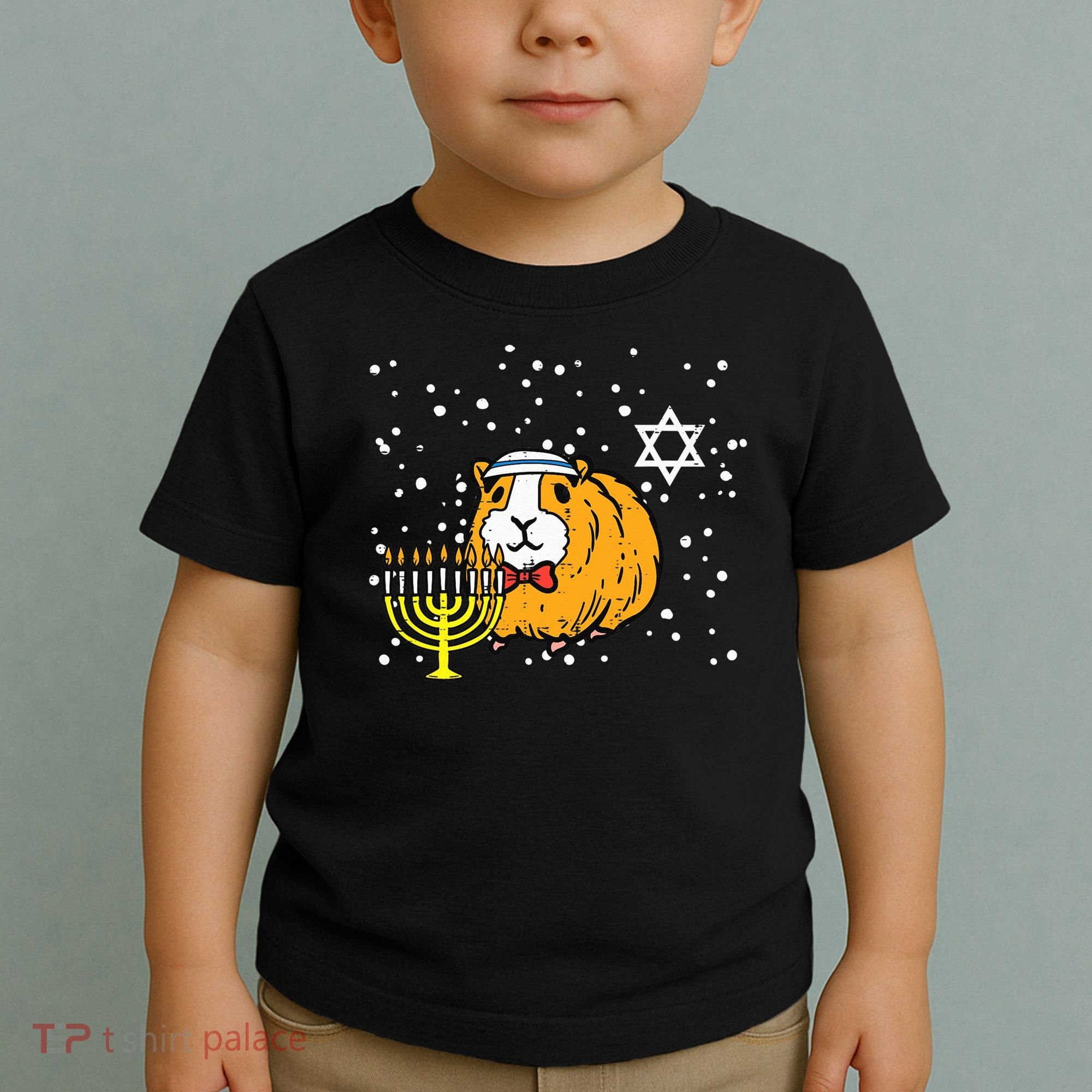 Funny Hanukkah Guinea Pig Chanukah Jewish Toddler T-Shirt