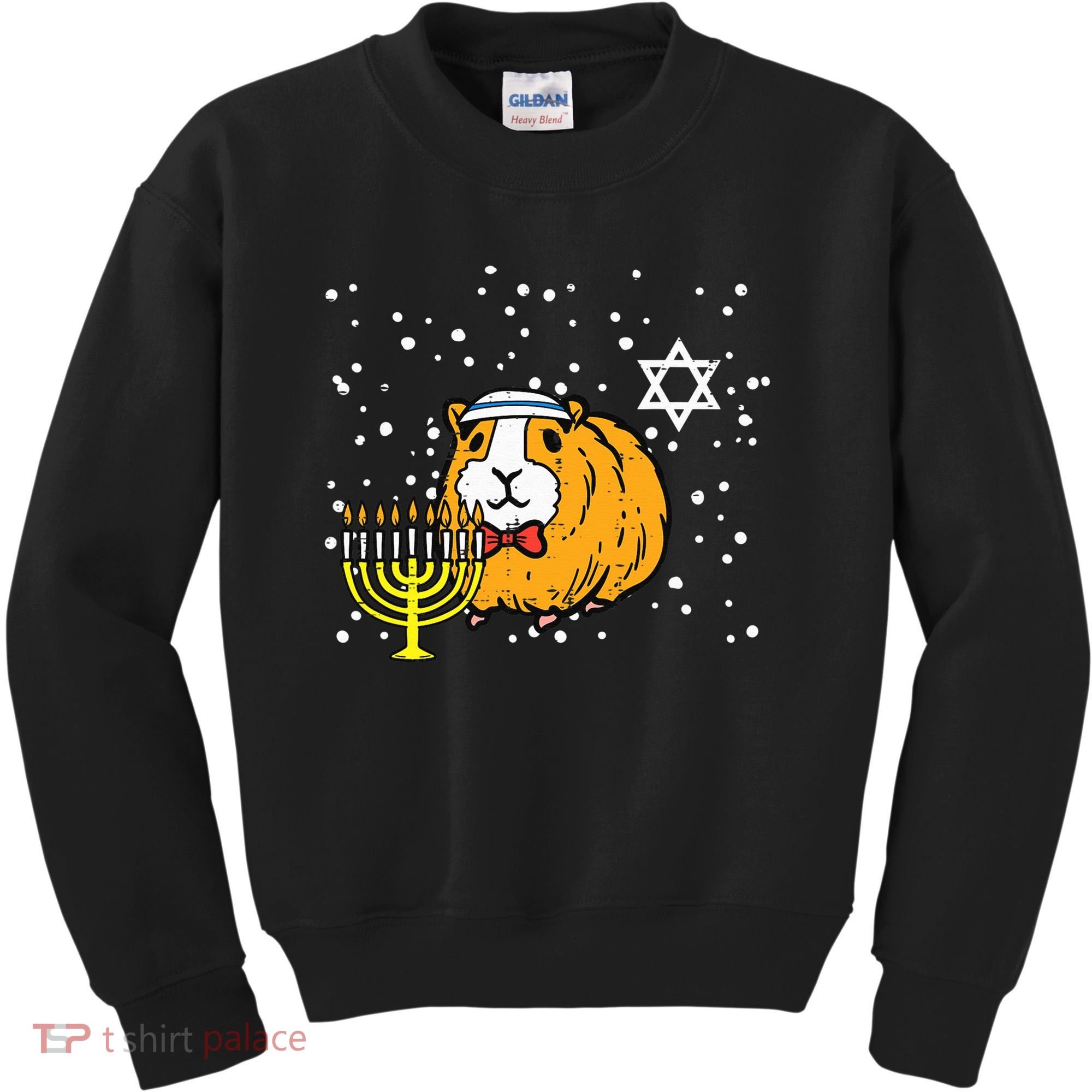 Funny Hanukkah Guinea Pig Chanukah Jewish Kids Sweatshirt