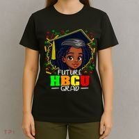 Future Hbcu Grad Black Girl Graduation Hbcu T-Shirt thumb 4