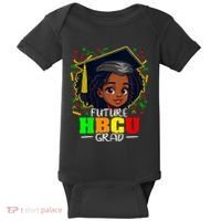 Future Hbcu Grad Black Girl Graduation Hbcu Baby Bodysuit thumb 0