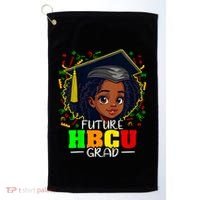 Future Hbcu Grad Black Girl Graduation Hbcu Golf Towel thumb 0