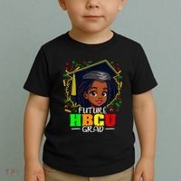 Future Hbcu Grad Black Girl Graduation Hbcu Toddler T-Shirt thumb 2