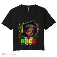 Future Hbcu Grad Black Girl Graduation Hbcu Women's Crop Top Tee thumb 0