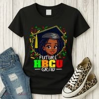 Future Hbcu Grad Black Girl Graduation Hbcu Women's T-Shirt thumb 3