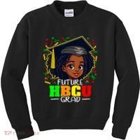 Future Hbcu Grad Black Girl Graduation Hbcu Kids Sweatshirt thumb 0