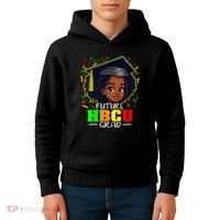 Future Hbcu Grad Black Girl Graduation Hbcu Kids Hoodie thumb 4