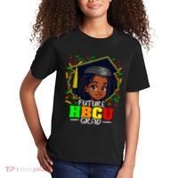 Future Hbcu Grad Black Girl Graduation Hbcu Kids T-Shirt thumb 2