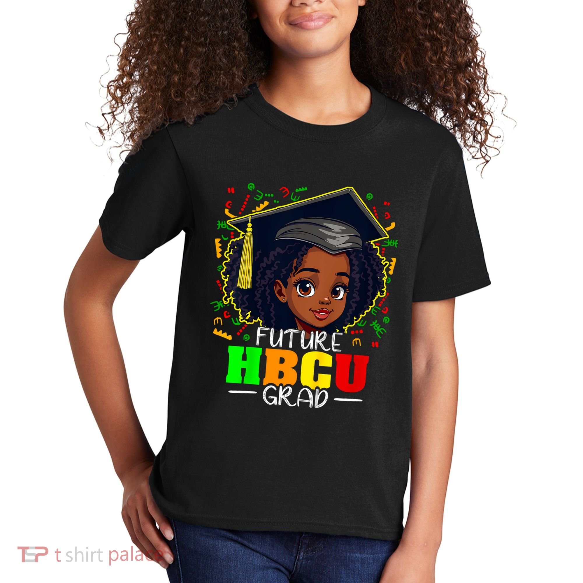 Future Hbcu Grad Black Girl Graduation Hbcu Kids T-Shirt